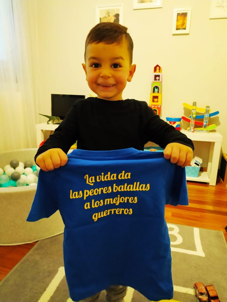 Éric hoy, con la camiseta de guerrero